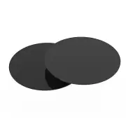 Reusable Cake Board Glossy Acrylic Round Disk Set of 2-1/8 or 0.12 inch thick...
