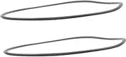 BESTOYARD 2pcs Bar Chair Chassis Rubber Ring Non Slip Floor Protectors for High Stool Easy Install Protects Floor from Scratches