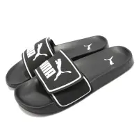 在飛比找momo購物網優惠-【PUMA】拖鞋 Leadcet 2.0 V 黑 白 男鞋 