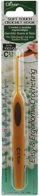 Clover 1003C Soft Touch Crochet Hook-Size C2/2.75mm