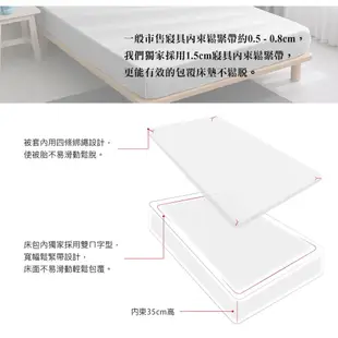 【岱思夢】柔絲棉素色床包組 台灣製造 單人 雙人 加大 特大 可包覆高35cm床墊 被套 涼被 鋪棉兩用被 [現貨]