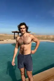 [L442] Male Model Showing Off Body Fine Art Hunky Physique MATTE OR GLOSS OPTION