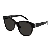 在飛比找momo購物網優惠-【YSL】膠框太陽眼鏡(SLM107/K-001)