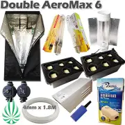 Mel Metro Aeroponics 2x6 Pot HPS MH Light Cooltube 600W Ballast 1.2m Growroom