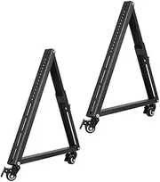 NOLITOY 1 Set Stand Brackets Stand Mount Holds from Support for The Universal Adjustable Rotating with Modern Base Holder Floor Rack Mount Bracket Black Cold Rolled Steel