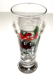 Bud Budweiser Clydesdales Pilsner Beer Glass Anheuser Bush 2000 Horses
