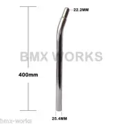 ProBMX Seat Post 25.4mm x 400mm Chrome Steel Layback - Suit Old School BMX
