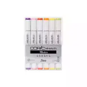 Copic Sketch Alcohol Ink Markers, Basic Set of 12 Markers