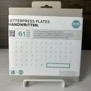 We R Memory Keepers Lifestyle Letterpress Plates HANDWRITTEN Scrapbooking DIY