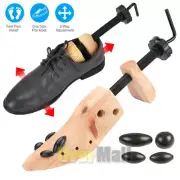 Shoe Stretcher Wooden Shoes Tree Shaper Rack, Wood Adjustable Flats Pumps Boots