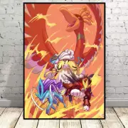 Monster Pocket Canvas Artwork Painting Friends Gifts Poster Home Wall 42x60cm I