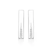 GEORGINI THE LAYERED EDIT GILDED EARRINGS SILVER