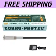 20-Year Powered Anode Rod - Eliminates Odors & Stops Corrosion in 40-89 Gallo...