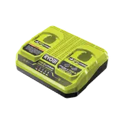 Ryobi 18V ONE+ Dual Port Charger RC18240