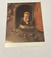 Postcard. Nicholas Maes: Dreaming