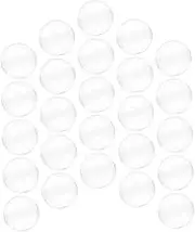 50pcs Shell Vending Machine Supplies Round Capsules Empty Coin Holder Capsules Colored Round Capsules Gumballs Machines Capsules Containers Prize Capsules Plastic Transparent