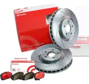 BREMBO 2x SLOTTED Front 295mm BRAKE ROTORS & PADS TRITON ML MN MQ MR