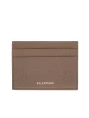 Balenciaga Ville Grey Vison Leather Multi Card Holder