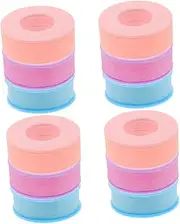 Mikinona 4sets Non-woven Silicone Gel Eyelash Extension Tape Breathable Lash Tape for Diy Lash Adhesive Skin Friendly 3rolls * 4