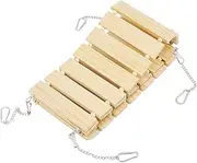 Chicken Coop Swing - Wooden Hen Climbing Perch - Heavy Duty Enrichment Toys, Boredom-Relief Chicken Coop Accessories for Rooster Parrot Chick Hen