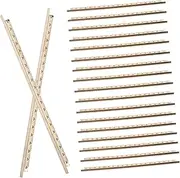 Yardwe 19pcs White Copper Guitar Fret Wire Replacement Durable Fretboard Accessories Upgrade Parts for Classical Guitars for Long Term Use Easy Installation and Storage