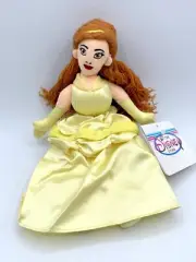 -M NEW THE DISNEY STORE BEANIE BEAN BAG PLUSH BEAUTY AND THE BEAST BELLE