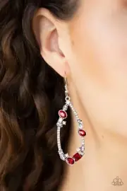 Paparazzi QUITE THE COLLECTION red earrings