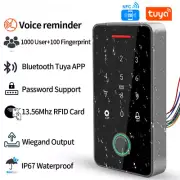 NFC Bluetooth Backlight Touch RFID Card Access Control Keypad Door Lock Opener