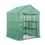 Greenfingers Greenhouse House Tunnel 2Mx1.55M Garden Shed Storage Plant plastic