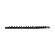 SP Tools 16Pcs 1/2" Drive Socket Rail - Empty Twist Lock Magnetic Back Plate