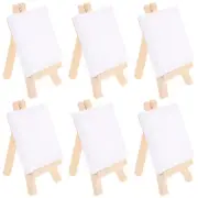 Blank Canvas Panel Board Photo Display Holder Easel Set Paint Party