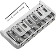 Kisangel Guitar Bridge Tailpiece for String Electric Guitar Sturdy Saddle with Versatile Adjustability Durable Musical Instrument Accessory for Musicians
