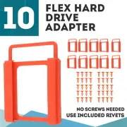10pcs 2.5" to 3.5" Adapter SSD HDD Mounting Bracket Tray Caddy Bay