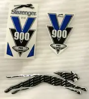 *RARE* SLAZENGER V900 PRO Bow Cricket Bat Stickers - VINTAGE