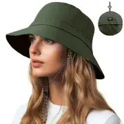 NPQQUAN Waterproof Quick Dry Bucket Hats for Woman Men Packable 1 Green