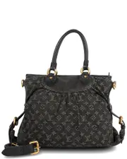 Louis Vuitton Black Monogram Denim Neo Cabby (Authentic Pre-Loved)