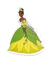 Disney Princesses The Princess And The Frog TIANA Water Resistant Sticker