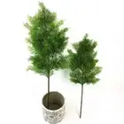 For Christmas Pine Needle Leaves Artificial Plant Cypress Leaf Leaves Branch