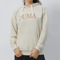 在飛比找Yahoo奇摩購物中心優惠-Puma Squad 基本系列 女款 米白色 歐規 長厚 連