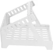 CIMAXIC 1pc Label Holder Thermal Label Shipping Labels Label Maker Multi-Function Label Paper Holder Bin Clips Storage Labels Sticky Labels Holders Labels for Printer Clear White Plastic