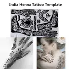 Airbrush Temporary Decal Body Art Template India Henna Kit Tattoo Stencils