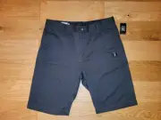 NEW Volcom Vmonty Stretch Charcoal Gray Chino Shorts Men's Size 33 NWT