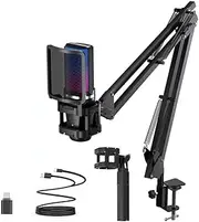 Recording Microphone with Articulated arm