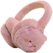 [Generic] flufy Winter Earmuffs - Cute Cartoon Adjustable Ear Warmers, Cozy Cartoon Earmuffs | Furry Ear Covers for Women and Girls, Outdoor Cold Weather Ear Protection, Warm Earmuffs for Kids 6 and Older