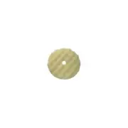 Buff 'N Shine 899FBW Convoluted Foam Pad, Heavy Cut, White, Flat Back, 2 Pads
