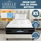 Giselle King Single Bed Mattress Pocket Spring Bedding EuroTop Cool Gel Two Side