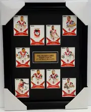 ST GEORGE NRL 2016 SELECT CARD SET FRAMED - BENJI MARSHALL