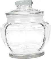 [PartyKindom] Large Capacity Glass Pickle Jar Sealing Storage Container for Home Kitchen Glass for Pickling Vegetables and Food Storage