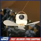 Portable Wireless Ceiling Fan Light with Remote Control Camping Fan Outdoor Fan