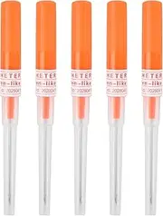 [Aomhrek] Piercing Needles, Piercing Needles with Tube Cover, Piercing Set for Ears, Nose and Lips, Pack of 5